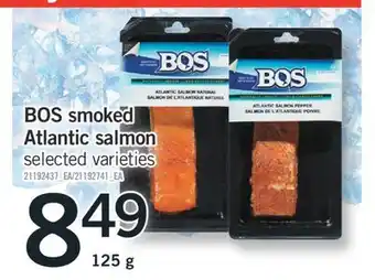 Fortinos BOS SMOKED ATLANTIC SALMON, 125 G offer