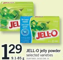 Fortinos JELL-O JELLY POWDER JELL-O JELLY POWDER, 9.1-85 G offer