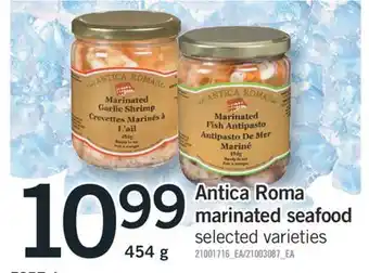 Fortinos ANTICA ROMA MARINATED SEAFOOD, 454 G offer