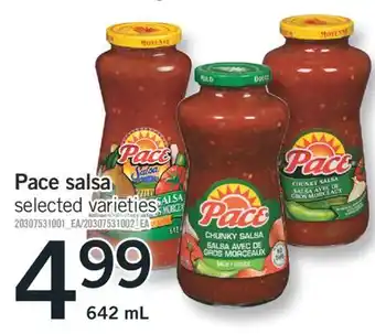 Fortinos PACE SALSA, 642 mL offer