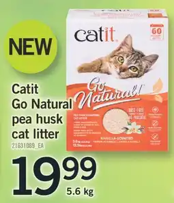 Fortinos CATIT GO NATURAL PEA HUSK CAT LITTER, 5.6 kg offer