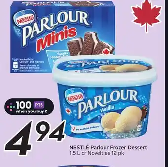 Sobeys Parlour Frozen Dessert offer