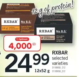 Fortinos RXBAR, 12X52 G offer