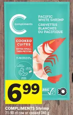 Foodland COMPLIMENTS Shrimp offer