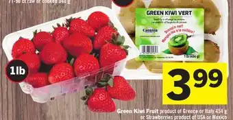 Foodland Green Kiwi Fruit offer