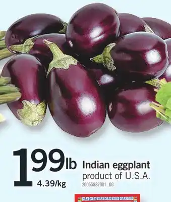 Fortinos INDIAN EGGPLANT offer