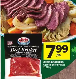 Foodland CHRIS BROTHERS Corned Beef Brisket offer