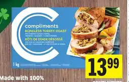 Foodland Compliments Boxed Turkey Roast offer