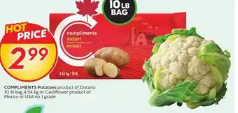 Sobeys Potatoes offer