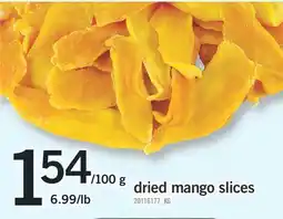 Fortinos DRIED MANGO SLICES offer