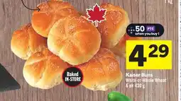 Foodland Kaiser Buns offer