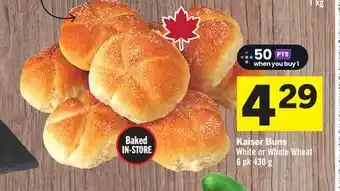 Foodland Kaiser Buns offer