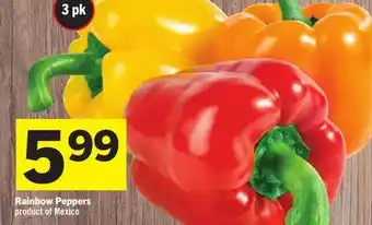 Foodland Rainbow Peppers offer