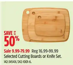 Canadian Tire Selected Cutting Boards or Knife Set offer