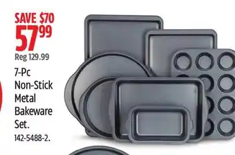 Canadian Tire 7-Pc Non-Stick Metal Bakeware Set offer