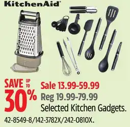 Canadian Tire KithchenAid Selected Kitchen Gadgets offer