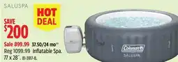 Canadian Tire Coleman Inflatable Spa offer