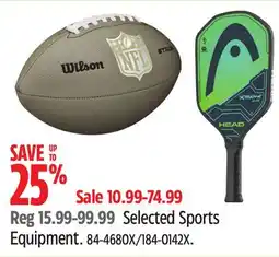 Canadian Tire MATRIX Selected Sports Equipment offer