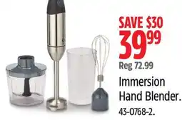 Canadian Tire Vida by PADERNO Immersion Hand Blender offer