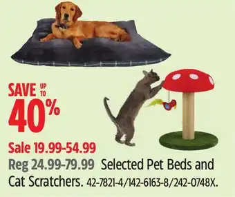 Canadian Tire Petco Selected Pet Beds and Cat Scratchers offer