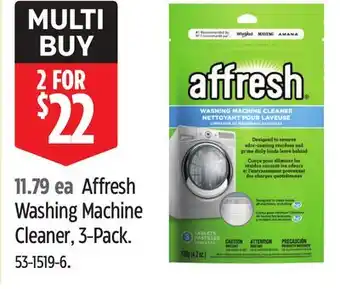 Canadian Tire Affresh Washing Machine Cleaner, 3-Pack offer