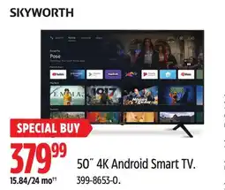 Canadian Tire 50˝ 4K Android Smart TV offer