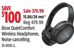 Canadian Tire Bose QuietComfort Wireless Headphones. Noise-cancelling offer