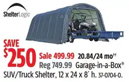 Canadian Tire Shelter Logic Garage-in-a-Box SUV/Truck Shelter offer