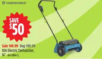 Canadian Tire Yardworks 10A Electric Dethatcher offer