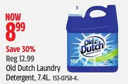 Canadian Tire Old Dutch Laundry Detergent, 7.4L offer