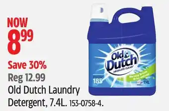 Canadian Tire Old Dutch Laundry Detergent, 7.4L offer