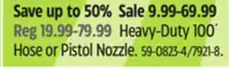 Canadian Tire Heavy-Duty 100´ Hose or Pistol Nozzle offer