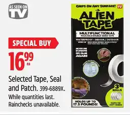 Canadian Tire As Seen On Selected Tape, Seal and Patch offer