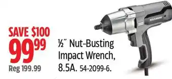 Canadian Tire MAXIMUM 1⁄2˝ Nut-Busting Impact Wrench offer