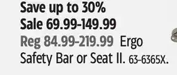 Canadian Tire PULSE Ergo Safety Bar or Seat II offer