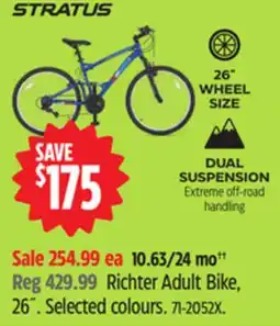 Canadian Tire STRATUS Richter Adult Bike, 26˝ offer