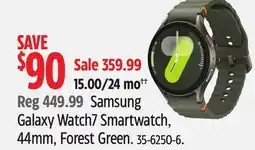 Canadian Tire Samsung Galaxy Watch7 Smartwatch, 44mm, Forest Green offer