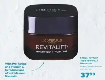 Real Canadian Superstore L'ORÉAL REVITALI TRIPLE POWER LZR MOISTURIZER offer