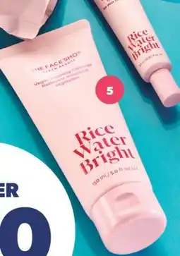 Real Canadian Superstore THE FACE SHOP RICE WATER BRIGHT VEGAN CLEANSING Foam offer