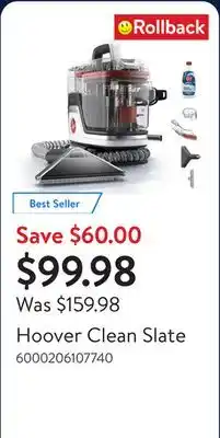 Walmart Hoover Clean Slate offer