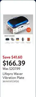 Walmart Lifepro Waver Vibration Plate offer