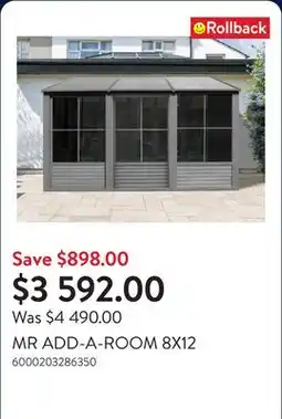 Walmart MR ADD-A-ROOM 8X12 offer