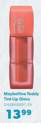 Real Canadian Superstore MAYBELLINE TEDDY TINT LIP GLOSS offer