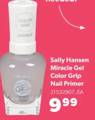 Real Canadian Superstore SALLY HANSEN MIRACLE GEL COLOR GRIP NAIL PRIMER offer