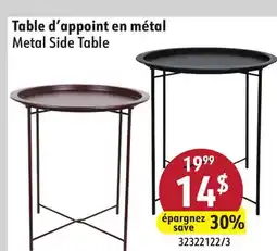 Sushi Shop Metal Side Table offer