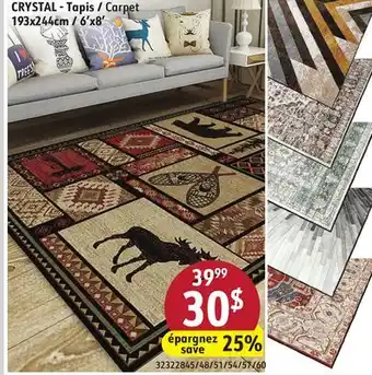 Hart CRYSTAL Carpet 193x244cm / 6'x8' offer