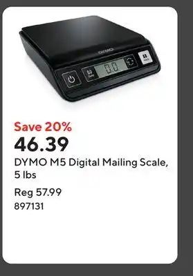 Staples DYMO M5 Digital Mailing Scale, 5 lbs offer