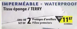 Hart IMPERMEABLE-WATERPROOF TERRY Pillow Protectors offer