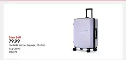 Staples Hardside spinner luggage - Orchid offer