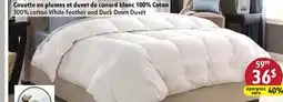 Hart 100% cotton White Feather and Duck Down Duvet offer